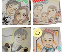 送料無料‼︎ 色鉛筆で似顔絵描きます ★2児のママが特徴を誇張しすぎない、ゆる~い似顔絵 イメージ2