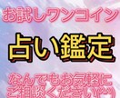 お試し　ワンコイン 占います お試し　ワンコイン占い　なんでもお気軽にご相談ください^_^ イメージ1