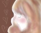 横顔イラスト描きます 優しいイメージを全面に出したい方おすすめ イメージ4