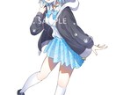 VTuberや配信者の方向け！全身イラスト描きます 商用利用可！キービジュアル、アクスタなどにどうぞ！ イメージ5