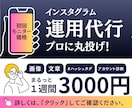 インスタ1週間運用代行【3,000円】でします 投稿４回＋診断＋提案までSNS運用をまるっと丸投げ対応！ イメージ1