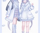 キャラの魅力を伝えられる！可愛い立ち絵を描きます 動きのあるポーズで魅力をさらに引き出します！ イメージ5