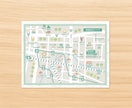 オリジナルの可愛いイラストマップ作成します 【店舗・施設向け】女性顧客獲得のための案内地図デザイン イメージ3