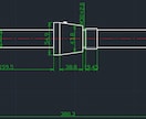 機械工学専攻が対応PDF図面を正確にCAD化します DWG/DXF形式での納品に対応しています。 イメージ2