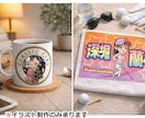 似顔絵でエンブレムお作りします アニメチック似顔絵をもとにエンブレムに仕上げます。 イメージ9