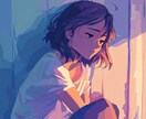 Midjourney＿Sad系の感情を教えます 感情『悲嘆・悲しみ・哀愁』を、光と影で美しく表現する イメージ2