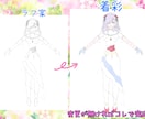 キャラクターデザイン案を作成します 女の子と女性のデザインを作成できます！一部指定も可能！！ イメージ2