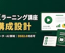 データ・AIのEラーニングを設計します DSS2.0対応のEラーニング設計、データ×教育のプロが対応 イメージ1