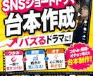 テレビ制作プロがSNSショートドラマ台本作成します バズるドラマに！つかみ・展開・オチまで考えた台本制作！ イメージ1