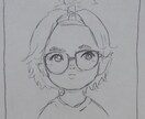 アイコン、イラスト【モノクロメイン】描きます SNSのアイコンからオリジナルイラストまで✨ イメージ1