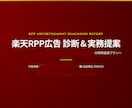 楽天RPP広告を診断し改善指示書をお渡しします 入力代行なしだから安い。コピペで簡単設定できる指示書を納品 イメージ2