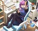 表紙･挿絵･MV･サムネイルなどの一枚絵描きます キャラクターメインから背景メインまで幅広く対応可能です イメージ1