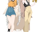 シンプルな一枚絵描きます シンプルなイラストや立ち絵が欲しいあなたへ イメージ6
