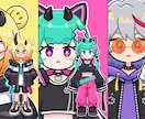 ポップなVTuberモデル作成します イラスト＋モデリングのセットです！ イメージ4