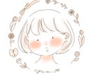 シンプルな似顔絵、アイコンをお描きします SNS、プロフィール画像、ゆるふわイラスト イメージ5