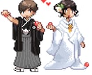 速筆！！お好みのタッチで結婚式イラスト制作します ウェルカムボードに最適！どんな絵柄でも！和装・ドレスなど！ イメージ3