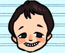 似顔絵アイコン描きます ペタっとビビットなおもちゃみたいな似顔絵イラスト イメージ2