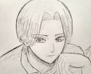 躍動感ある漫画風のアナログイラストかきます 手描きで唯一無二のアイコン制作します！ イメージ3