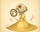 商用利用可◎可愛いお人形さん風のイラスト描きます 一枚絵、アイコン、様々な用途に！ イメージ4
