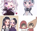 つやつやきゅるるん！かわいいデフォルメ描きます SNSのアイコンなどに！かわいいデフォルメイラストです♡ イメージ3