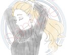 商用OKシンプルで儚げなイラスト、アイコン描きます あなたのキャラクターに優しさと儚げさを持たせます！ イメージ8
