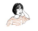初回5名様限定1500円/シンプル似顔絵描きます アクセントカラーを入れて印象的なイラストに仕上げます。 イメージ5