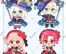 商用利用無料！可愛いミニキャライラスト制作します 配信用・グッズ用にもOK！かわいいミニキャラ制作します！ イメージ3