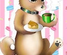 ペット、動物のかわいい擬人化イラスト描きます コミカルで可愛く擬人化したペットのイラストはいかがですか イメージ2