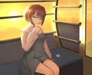 一枚絵の制作をします 現役芸大生、カラーコーディネーターによるイラスト製作 イメージ8
