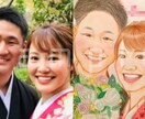 お客様の思いを込めて似顔絵描きます ＊色鉛筆で描く＊温もりのある優しい笑顔の似顔絵＊額縁付き イメージ2