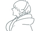 おしゃれなイラスト制作します 線画メインの淡色イラストいかがですか？ イメージ8