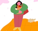 商用可◎シンプルかつ目を惹くイラスト描きます 雑誌やWEBの挿し絵お手伝いします！ イメージ2