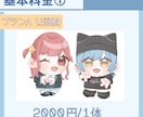 ゆるくてかわいいミニキャライラストを制作します 使いやすくてかわいいあなただけのミニキャラを！ イメージ2