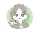 ゆるーい似顔絵風イラスト描きます ペットと一緒もOK！SNSのアイコンやブログにおすすめ◎ イメージ2