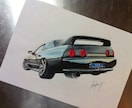 御愛車や好きな車をリアルに描きます 友人や御自分へのプレゼントにオススメ！ イメージ7