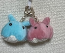 可愛いぬいぐるみキーホルダー制作します ふわふわ素材のぬいぐるみキーホルダーです イメージ4