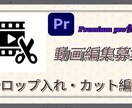 満足の行くように 動画編集をしています なるべく早く満足の行くようにします イメージ1