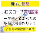 西洋占星術★一生使えるあなたの取扱説明書、占います ★自分の人生を切り開く為のホロスコープの詳細鑑定です イメージ1