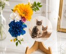うちの子フラワーアクリルパネルを作成します 世界に一つだけの、うちの子アクリルパネルを枯れないお花と⭐︎ イメージ2