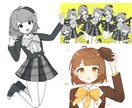 アイコン・立ち絵・一枚絵！様々なイラスト描きます アニメ調の馴染みやすい、目を惹くイラストを☆ イメージ4