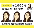 ビジネスで使えるシンプル似顔絵アイコンを作成します ほどよく似ている似顔絵でSNS、ブログ、名刺の印象度アップ！ イメージ3