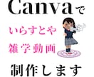 雑学動画を作成します canvaを使用して「いらすとや」での雑学動画制作 イメージ1