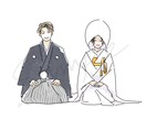 結婚式の招待状などに添えるイラストお描きします 結婚式で使えるイラストはいかがでしょうか イメージ2