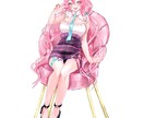 目を惹くイラスト制作します イラスト全般、幅広く制作致します！ イメージ7