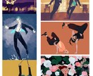 商用利用◎モダンな人物イラスト描きます お客様の満足度を第一に、心が惹かれるイラストを制作します！ イメージ9