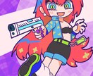 ダークポップ系SDイラストを描きます 4頭身前後の闇や病みを感じるイラストを描かせてもらいます！ イメージ7