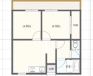 簡易的な間取り図を制作します TRPGマップ・賃貸物件用間取り図などにお使いいただけます！ イメージ6