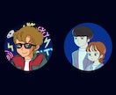 商用OK！80年～90年代レトロなアイコン描きます SNSやブログで使えるアニメ・シティポップ風のイラストです。 イメージ8