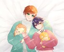 単体/夢絵/サムネイラスト描きます キャラ単体/創作キャラ/アイコンなど幅広く描けます‼︎ イメージ5
