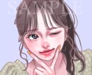 キラッとした質感や透明感のある人物の絵を描きます SNSアイコンや配信用のイラスト等にも！ イメージ8